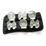 Silicone and Plastic Skull Ice Tray Mold Bc0058