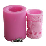 Bee Wax Silicone Candle Mould Elephant Shape Silicon Mold for Candles