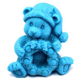 Nicole 3D Cartoon Lovely Bear Decorating Silicone Candle Mould R1092