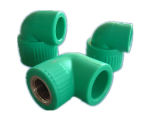 Plastic Fitting Mould-90 Degree Female Elbow with Copper