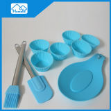 Silicone Baking Set Spoon Rest Cake Mould and Silicone Basting Brush