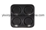 Kitchenware Carbon Steel 4 Cup Yorkshire Pudding Tray Bakeware