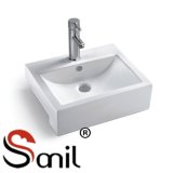 Household Necessary Porcelain White Art Wash Sinks (S1105-066)