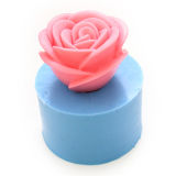 R1297 Decorative Rose 3D Flower Shaped Silicone Soap and Candle Mold R1297