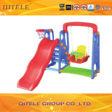 Indoor Babyslide Plastic Playsets with Swing (PT-041)