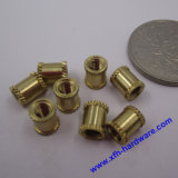 Brass Moulding Helical Knurled Inserts for Plastics