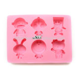 Kitty Mold Silicone Cake Baking Molds Tray Cheap Silicone Molds for Cake B0200