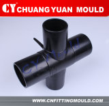 Plastic HDPE Fusion Cross Pipe Fitting Mold