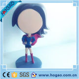 OEM Resin Bobble Head Have a Flat Face Decoration