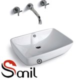 High Quality Ceramic Bathroom Art Wash Sinks (S1055)