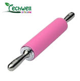 Stainless Steel Inside Large Size Silicone Rolling Pin