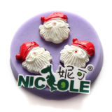 F0651 Nicole Silicone Fondant Molds for Christmas Day