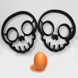 Food Grade Skull Shape Silicone Egg Ring Frying Mold FDA Standard