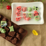 Differend Cartoon Multi Cavity Silicone Chocolate Molds for DIY Gift B0182