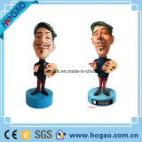 Polyresin Painter Bobble Head for Decoration (HG053)