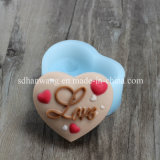 R0277 Food Grade Love Heart Shape Silicone 80g Soap Making Mould
