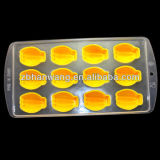 Bc0012 Silicone Plastic Ice Tray Mold Fruit Shape Ice Cube Molds