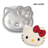 Cartoon Patten Hello-Kitty Shape Aluminium Tin for Cake Decorating