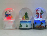 LED Light Christmas Glass Music Lamp Snow Globe