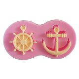 Silicone Anchor and Rudder Shape Fondant Mold Candy Making Mould