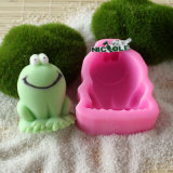 H0043 Cartoon Animal Frog Shape Silicone Soap Mold Food Grade Silicon Chocolate Mould Budding and Jelly Mold