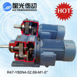 R Series Helical Inline AC Electric Motor Speed Reducer
