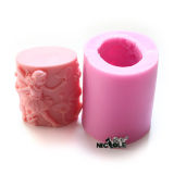 Lz0134 3D Angle Pillar Silicone Soap and Candle Mold Handmade Silicon Mould