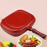 Double Fry Pan with Non-Sticking Coating