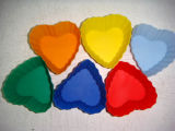 Silicone Rubber Cake Mold of Heart Shape