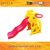 Baby Rabbit Slide Plastic Toys with Basketball Stands (PT-033)