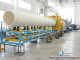 New HDPE / PP / PVC Vertical Type Double Wall Corrugated Pipe & PVC Ribbed Pipe Extrusion Line