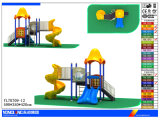 Amusement Park Playground Structure with Rides and Swing Sets