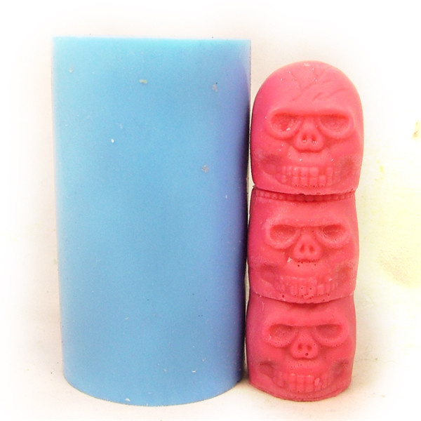 R0452 Art Deep Pillar Silicone Candle Mold