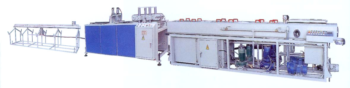 One Mould Two Extruding PVC Pipes Line
