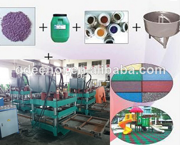 Xlb-D1100*1100*2 Newest Type Rubber Tile Vulcanizing Machine Tile Press Machine