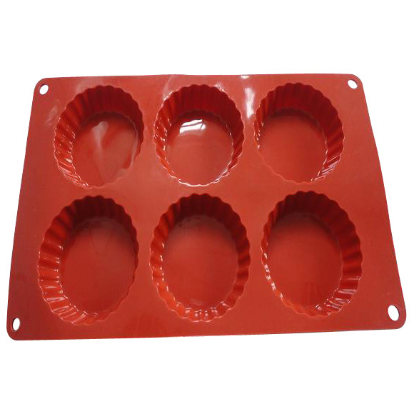 6 Cups Silicone Mini Flute Pan-Silicone Cake Mold