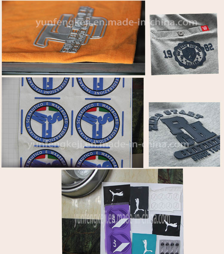 Garment Clothes Silicone Logo Label Forming Machine