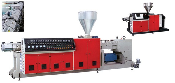 Parallet Twin Screw Plastic Pipe Extruder