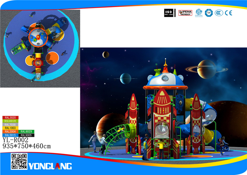 Hot-Sale Outdoor Kids Plastic Playground Sports Equipment for Preschool Play Center