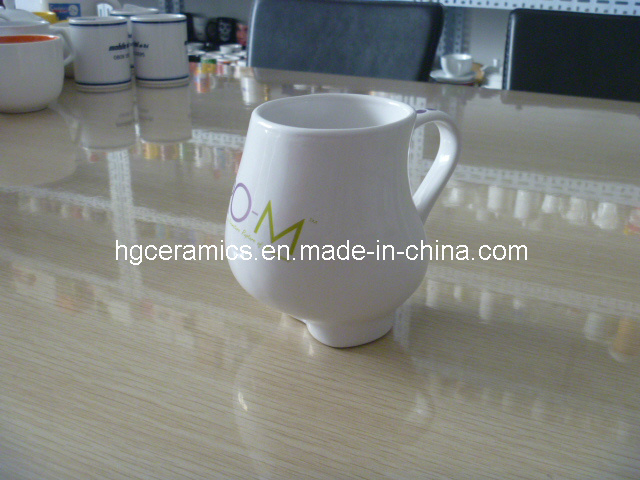 Pregnant Mug, Porcelain Pregnant Mug