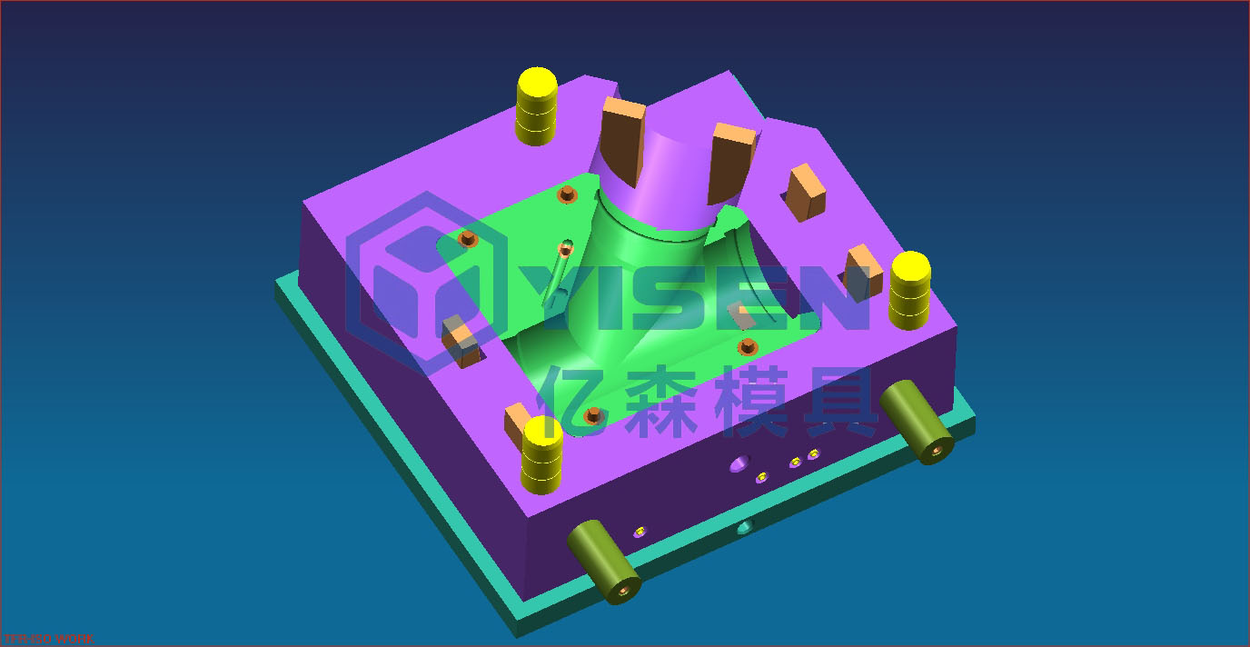 Plastic Y Type Tee Pipe Fitting Injection Mould/PVC Pipe Fitting Mould/Mold