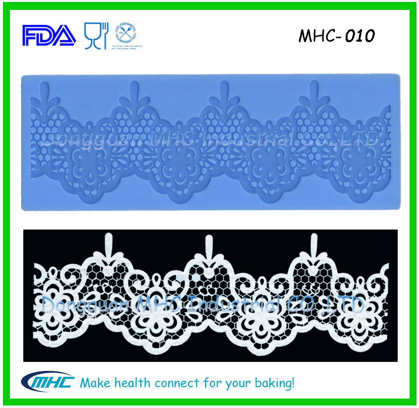 FDA Approval Silicone Fondant Decoration Lace Mat