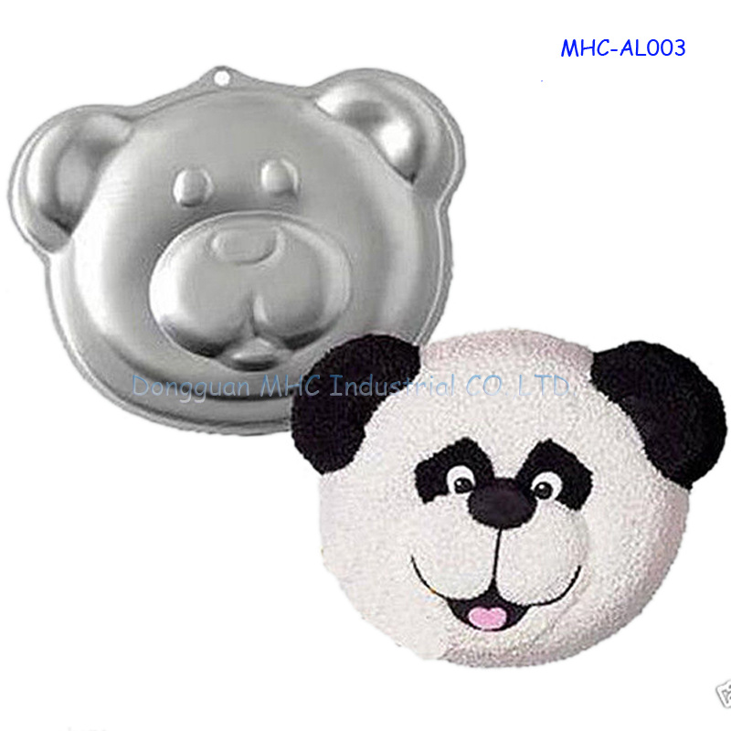 Panda Shape Aluminium Cake Baking Pan