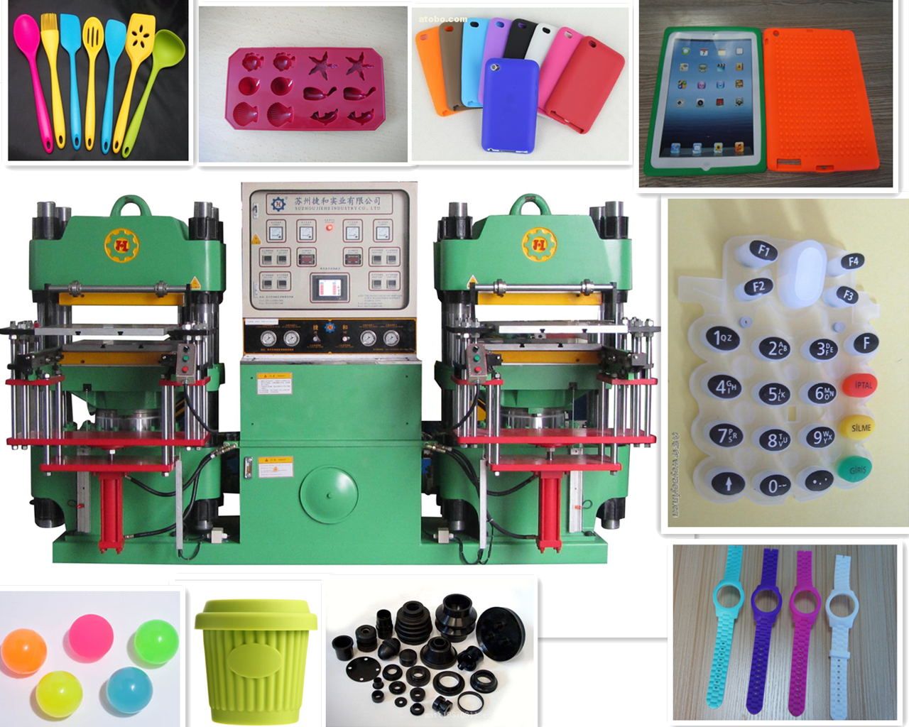 Professional Double Station Rubber Vulcanizing Machine