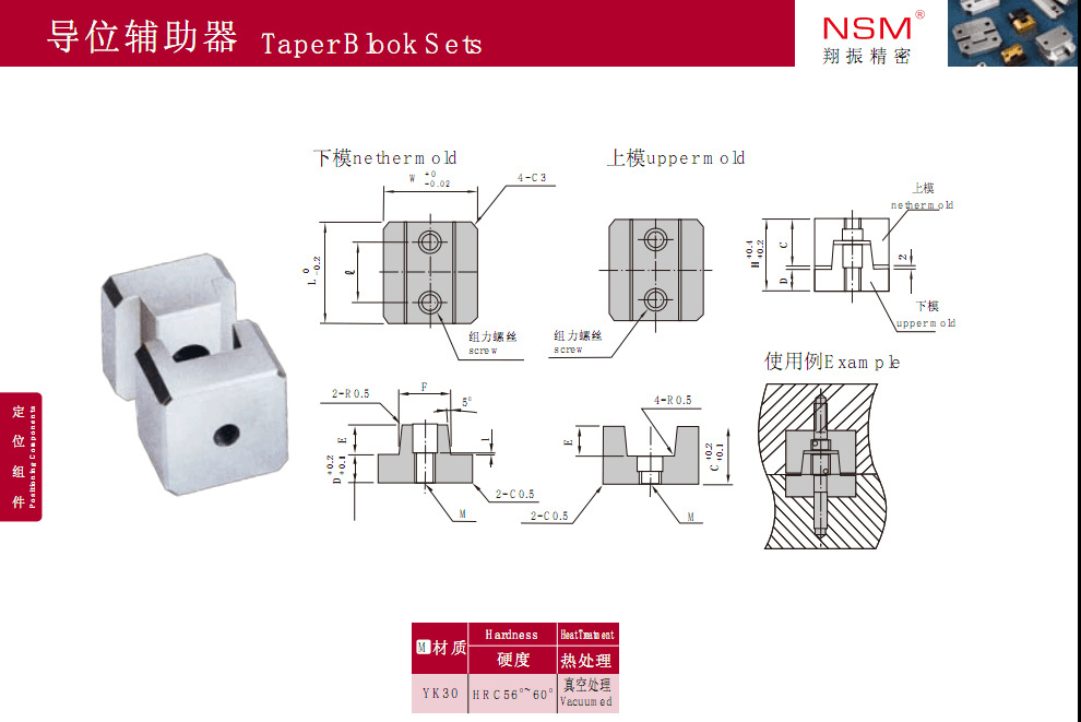 Taper Block Sets for Mould (XZC06)
