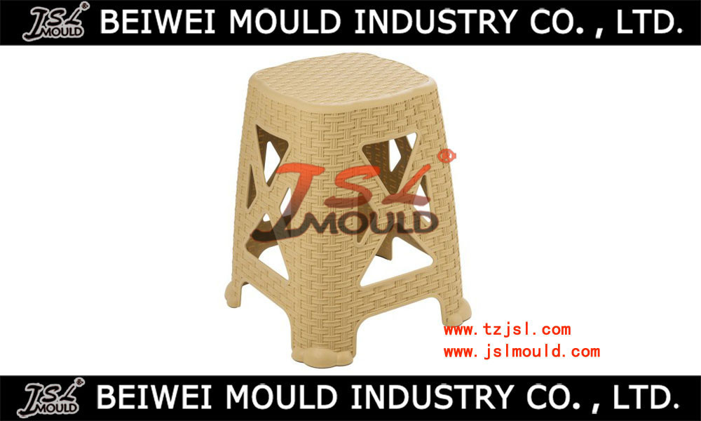 Plastic Rattan Stool Mould