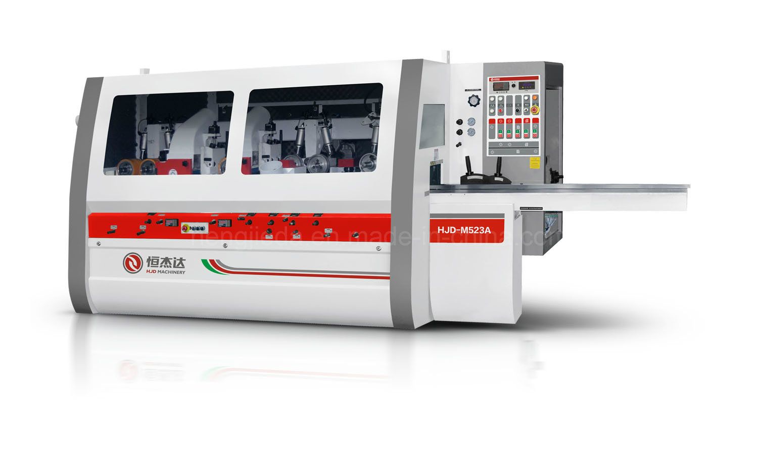 High Speed 40m/Min Four-Side Moulder Planer Woodworking Machine (HJD-M523D)