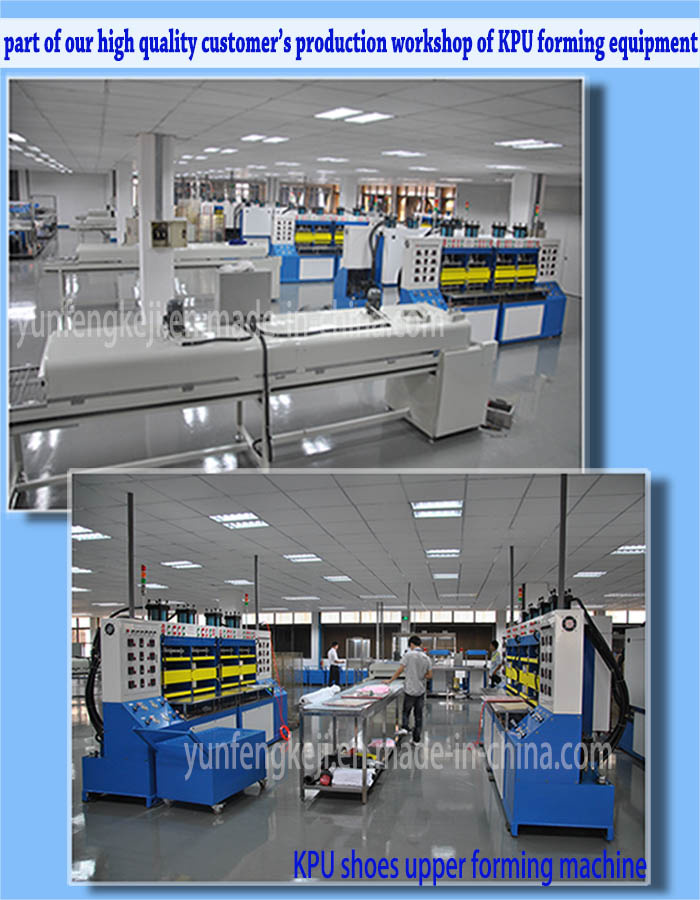 Kpu PU Rpu Bag Shoes Upper Hot Pressing Vulcanizing Laminating Machine