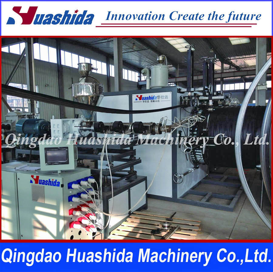 Plastic Extruder PE Corrugated Pipe Extrusion Line