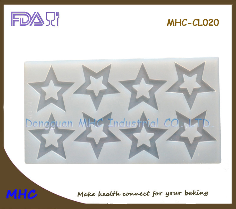 Best Selling Star Design Silicon Chocolate Mold